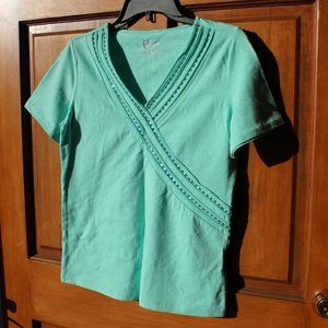 Seafoam green tee